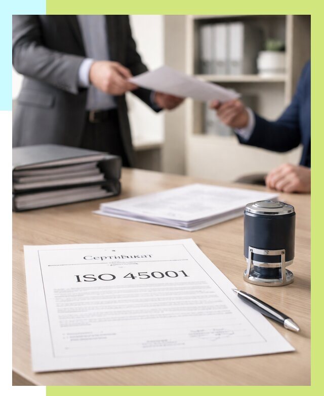 Сертификат ISO 45001 в Лиски под ключ от 49235 р. | Сертэкс
